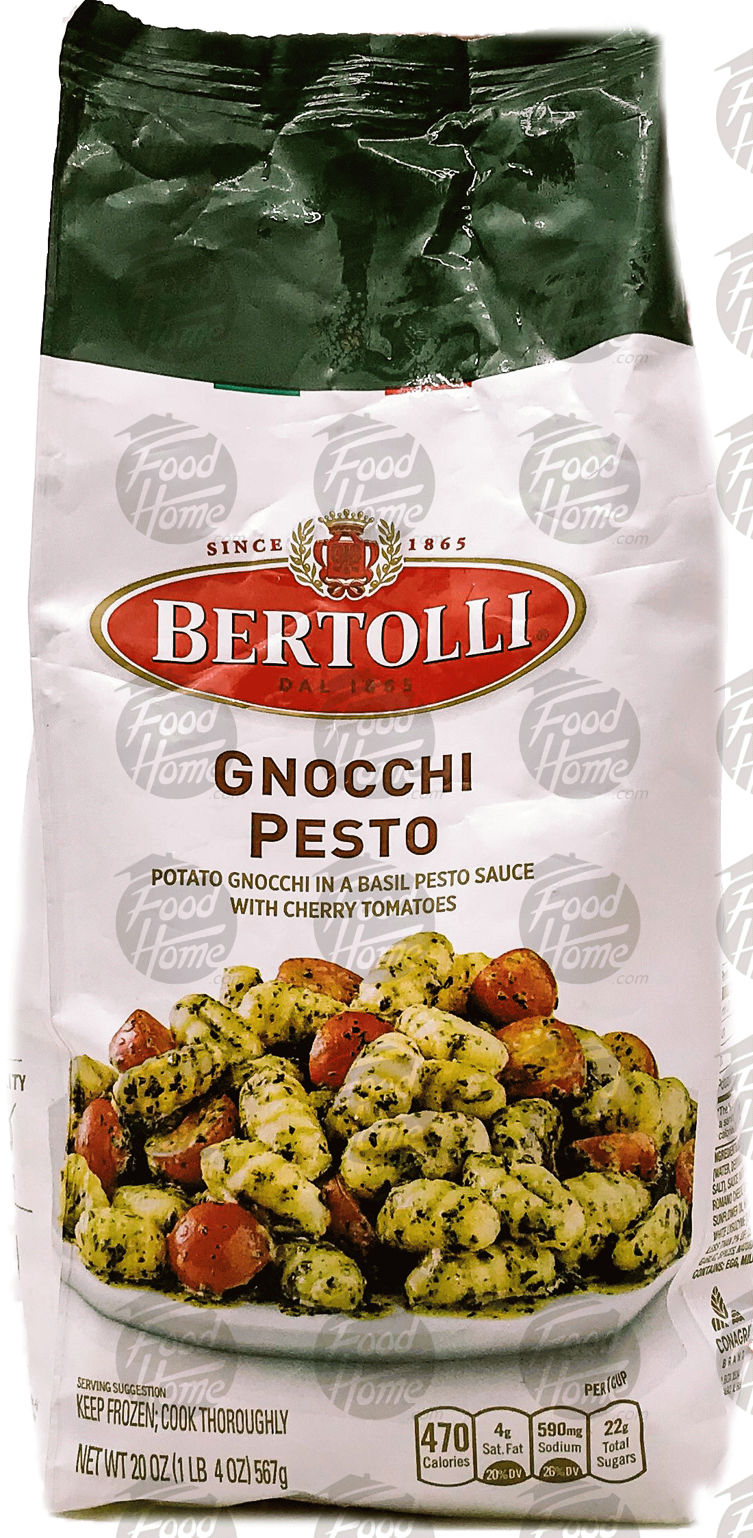 Bertolli  gnocchi pesto, frozen bag Full-Size Picture